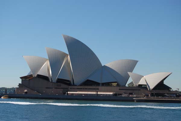 L'opera de Sydney vue de profil